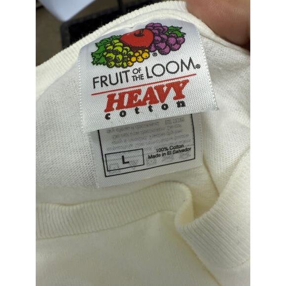 2 VTG 90's Halloween T Shirts SZ L South Point Black Cat Jack O Lantern Bat FLAW - Picture 9 of 12